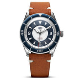 Christopher Ward + WatchGecko C65 Aquitaine - Overton Coral Leather