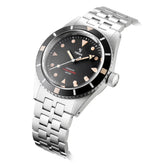 Yema Pearldiver Automatic Divers Watch - Black Dial - 38mm Side Profile