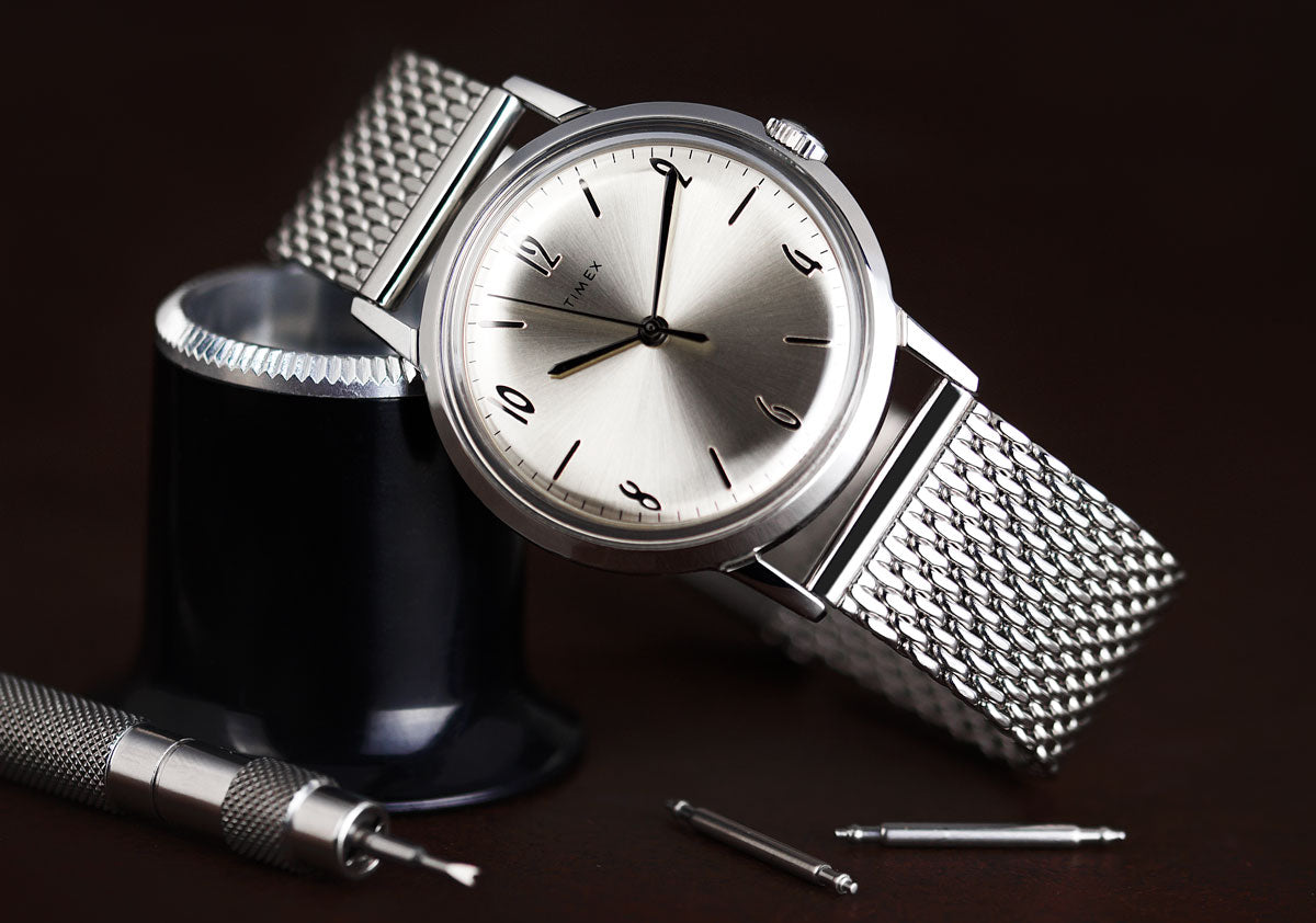 timex marlin mesh