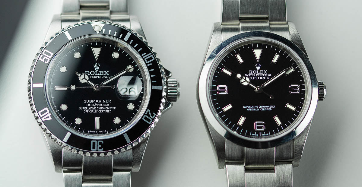 rolex explorer vs submariner