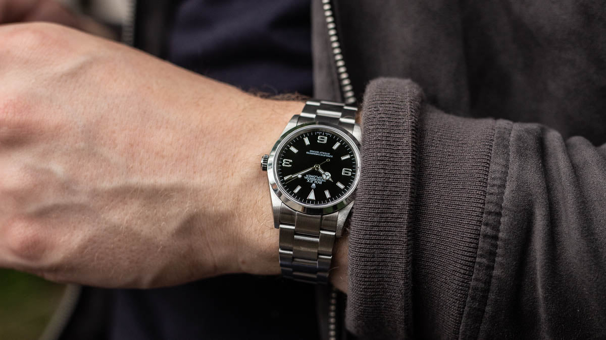 rolex explorer dress watch