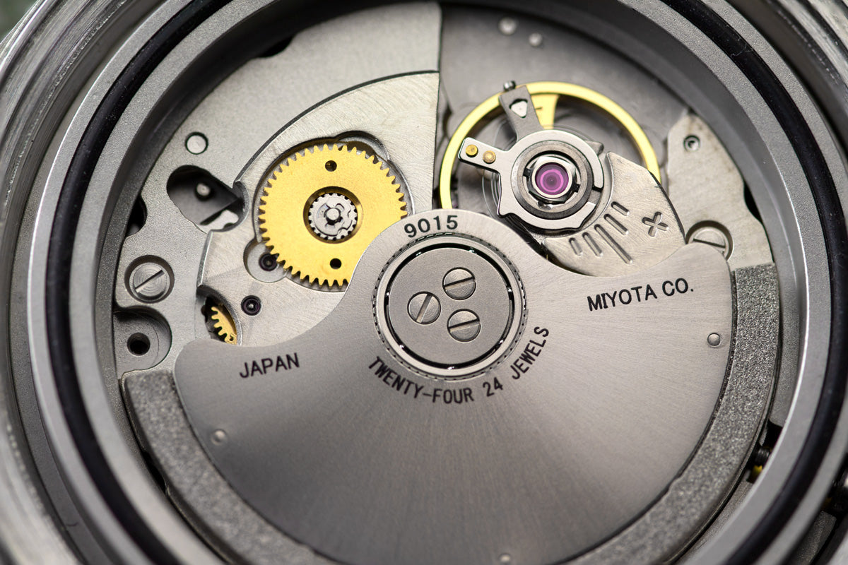 The Miyota 9015 automatic watch movement