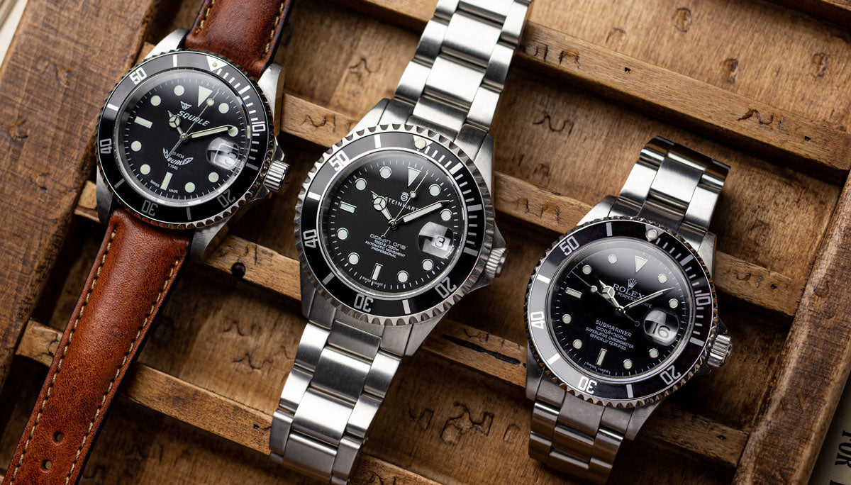 Steinhart vs Squale vs Rolex 